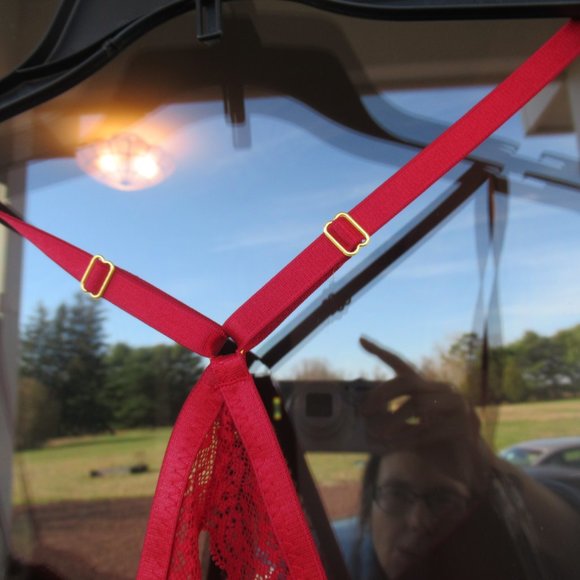 NWT push up baby doll & panty set red size S - Picture 11 of 16